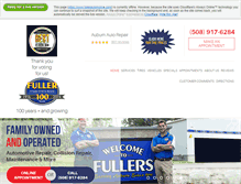 Tablet Screenshot of fullerautomotive.com
